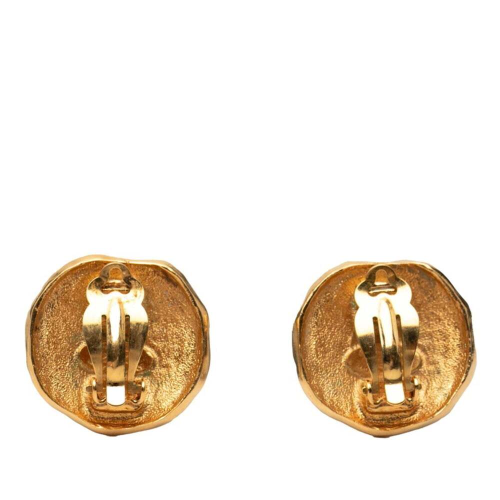 CHANEL Vintage Gold Earrings - Picture 2 of 6